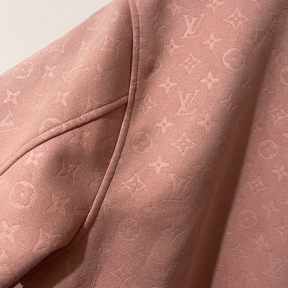Louis Vuitton Pink Monogram Debossed Jacket - Picture 11 of 12